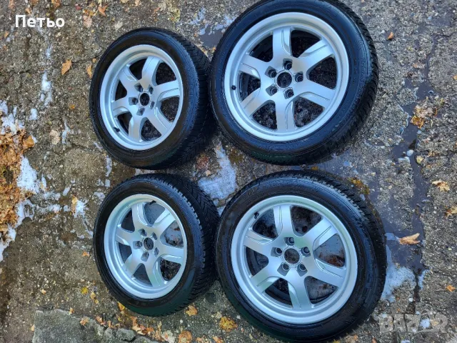 Оригинални джанти 17" 5x112 ET28 7.5J AUDI A5,VW,Skoda,Seat със зимни гуми Fulda DOT 3621, снимка 2 - Гуми и джанти - 48090022