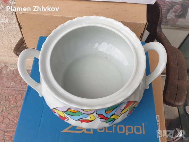 Супник и плато -български декориран порцелан, снимка 7 - Сервизи - 53257750