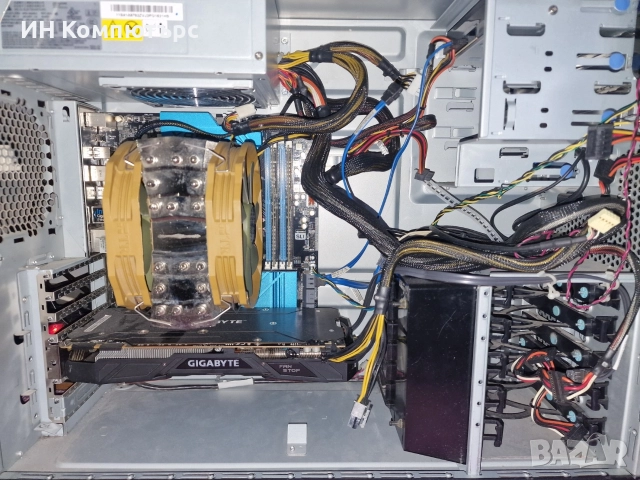 Продавам настолен компютър с 128GB DDR4, снимка 4 - Геймърски - 52837667