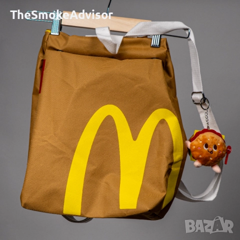 Детска Ученическа Раница - McDonalds + Чиизбургер плюш
