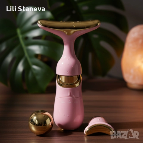 Лифтинг масажор 3-в-1 – против бръчки, стягане и подмладяване. , снимка 6 - Масажори - 52526918