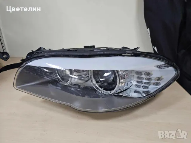 Ляв фар за BMW 5 F10 F11 завиващ ксенон бмв ф10 ф11, снимка 5 - Части - 49442556