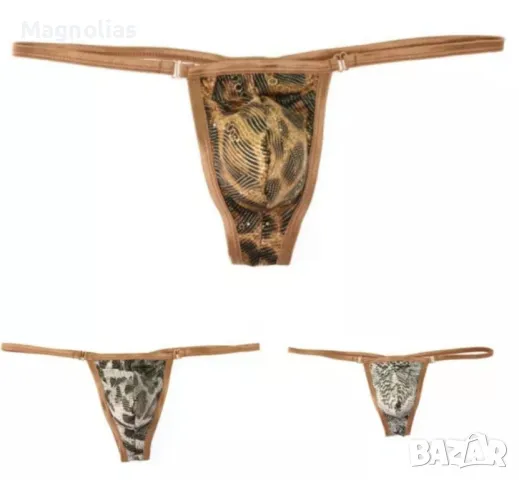 Мъжка Прашка Snakeskin G String, снимка 4 - Бельо - 35106511