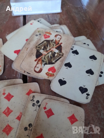 Стари карти за игра #17, снимка 4 - Карти за игра - 52753571