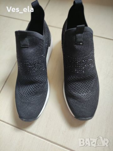 дамски черни спортни обувки с камъчета марка Lastrada, снимка 6 - Маратонки - 45791200