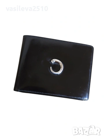 Cartier оригинално мъжко портмоне от естествена кожа 