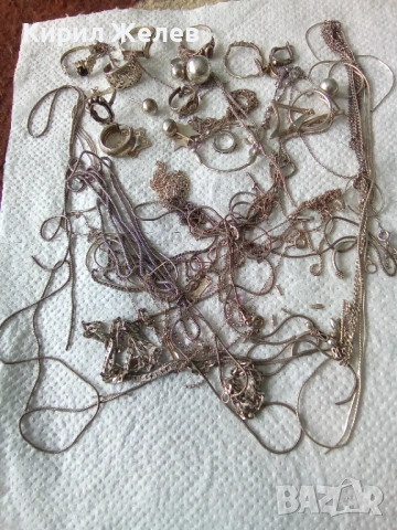 100 грама сребърни накити за поправка за реставрация за части или материал 25707, снимка 5 - Колиета, медальони, синджири - 53052831