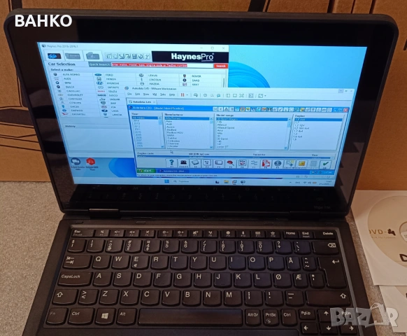 Комплект aвтодиагностика и лаптоп Lenovo Yoga с 8RAM и тъчскрийн екран, снимка 4 - Аксесоари и консумативи - 53644438