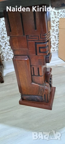 дървена маса за шах, снимка 5 - Антикварни и старинни предмети - 53578146