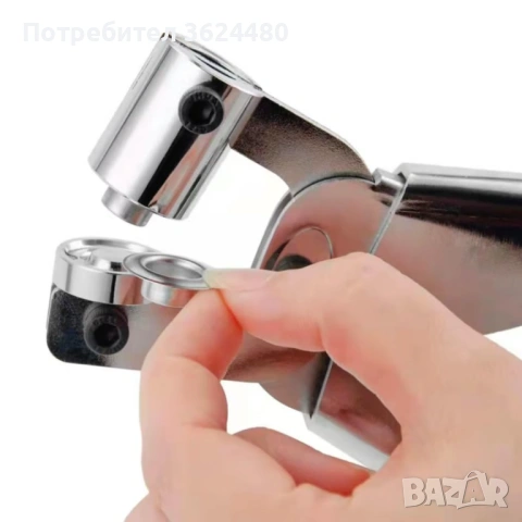 Инструмент за поставяне на капси  + 200бр. метални капси 4891