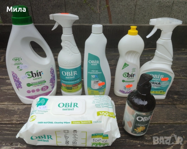 Органични почистващи препарати Obir