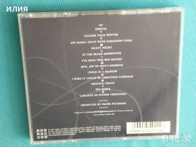 Sarah Brightman – 2008 - A Winter Symphony(Contemporary,Vocal,Holiday), снимка 7 - CD дискове - 45535041