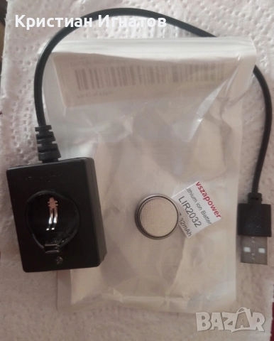 1бр-зарядно за батерии+зарядна батерия LIR 2032+3бр тестери за батерии, снимка 8 - Друга електроника - 52379564