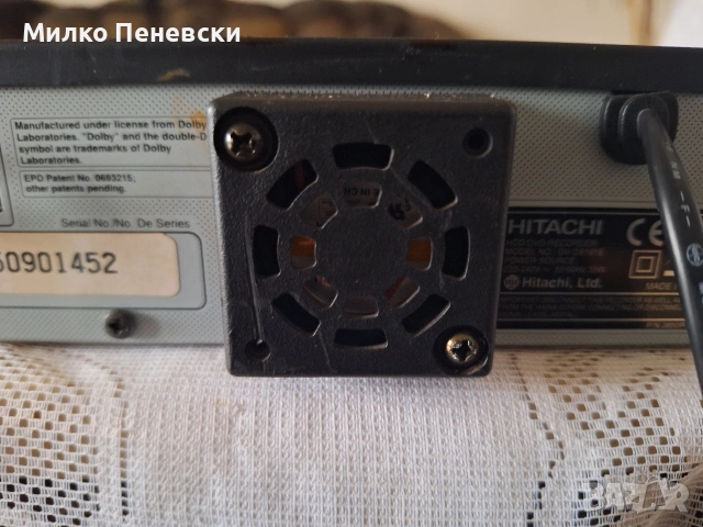 HITACHI HDD/DVD RECORDER. DV-DS 160E., снимка 5 - Декове - 53716642