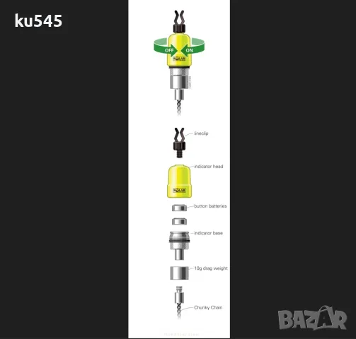 Solar Tackle Power glow indicator head - светещи глави за обтегачи / индикатори, снимка 2 - Такъми - 50146769
