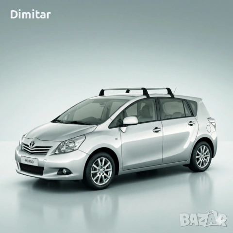Toyota Verso Багажник за покрив, напречни греди, релси, рейлинг.