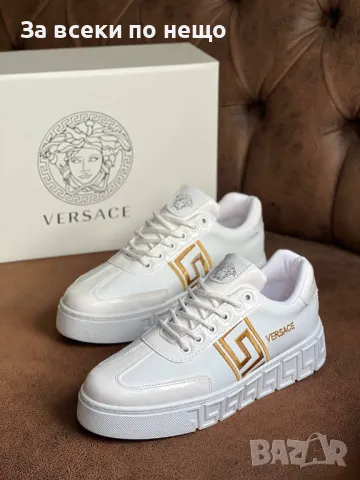 Мъжки маратонки Versace - 2 налични цвята Код D696, снимка 3 - Маратонки - 46996831