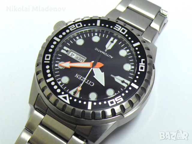 Citizen Diver's Дайвър Автоматичен ръчен часовник, пълен комплект, снимка 8 - Мъжки - 53181119