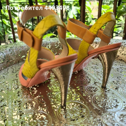 Промоция-Луксозни дамски обувки-VERSACE-100% кожа/и крокодилска кожа/ , снимка 4 - Дамски обувки на ток - 53478728