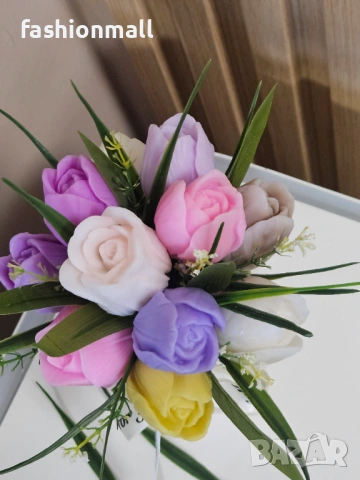 Букети от глицеринов сапун , снимка 4 - Декорация за дома - 53582247