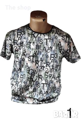 Мъжки летни тениски (001) - 4 разцветки, снимка 2 - Тениски - 45825102