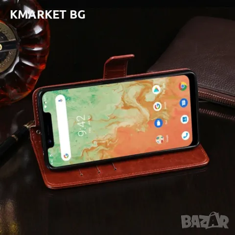 UMIDIGI A3X Magnetic Wallet Кожен Калъф и Стилус, снимка 10 - Калъфи, кейсове - 48690261