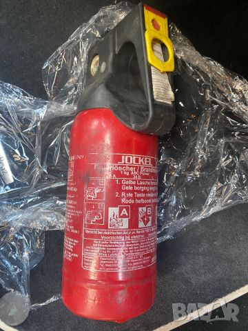 немски пожарогасител зареден с манометър от мерцедес бенц марка Jockel, снимка 2 - Части - 45239014
