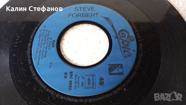 Малка грамофонна плоча, 7 инча, 17.78 см, STEVE FORBERT, 1-lonely girl 2-rain, френска преса, снимка 6 - Грамофонни плочи - 51608696