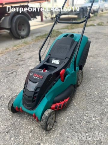 Акумулаторна косачка Bosch rotak 430li, снимка 2 - Градинска техника - 51994991
