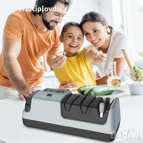 Точило за нож електрическо YOORLEAY, снимка 6 - Ножове - 50936960