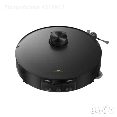Робот прахосмукачка и моп Mova Z50 Ultra, самопочистване, черен, снимка 4 - Прахосмукачки - 52209695