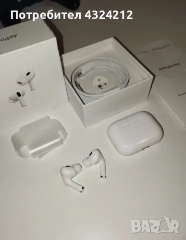 Airpods Pro2 (USB TYPE-C), снимка 2 - Безжични слушалки - 48593456