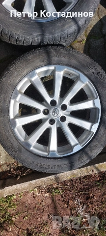 Оригинални алуминиеви джанти за Toyota 19" 5x114,3, снимка 2 - Гуми и джанти - 53159360