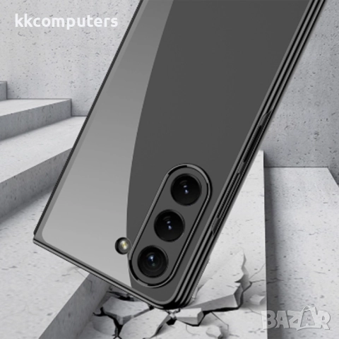 Samsung Galaxy Z Fold5 Electroplating PC Калъф и Протектор, снимка 9 - Калъфи, кейсове - 52382190