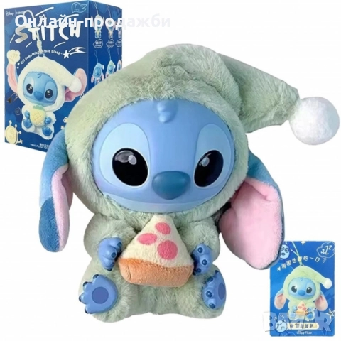 Miniso Stitch в пижама-колекционерска фигура , снимка 2 - Фигурки - 51022061