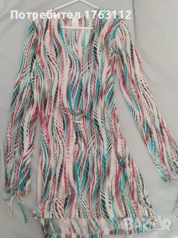 Calvin Klein дамска кафтан рокля, до коленете, размер С, нова