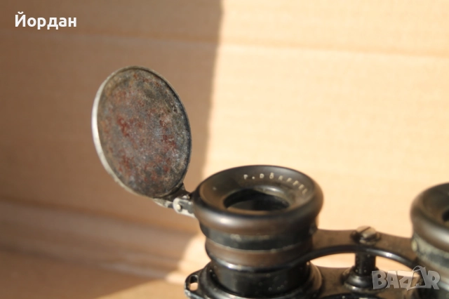 Рядък военен Немски бинокъл ''P.Dorffel Berlin Busch'', снимка 8 - Антикварни и старинни предмети - 52565248