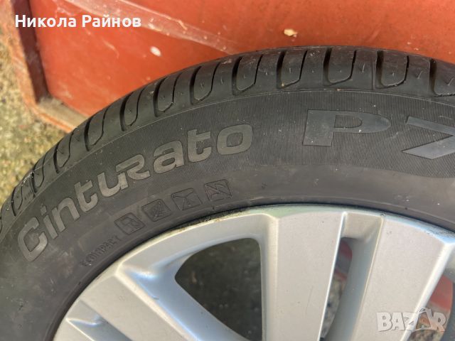 1 бр.джанта с гума Pirelli за Фолксваген 205/55/16 цола, снимка 3 - Гуми и джанти - 45608335