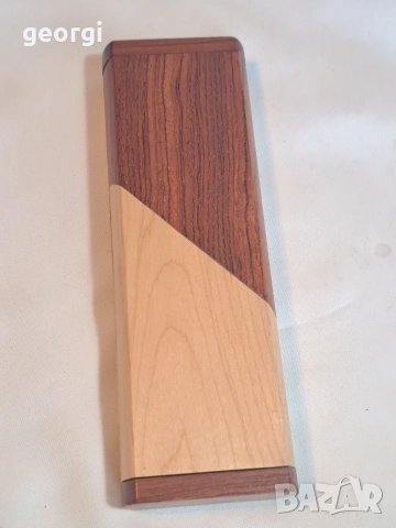 луксозен дървен комплект писалка и химикал в дървена кутия 34/2, снимка 4 - Антикварни и старинни предмети - 53845233