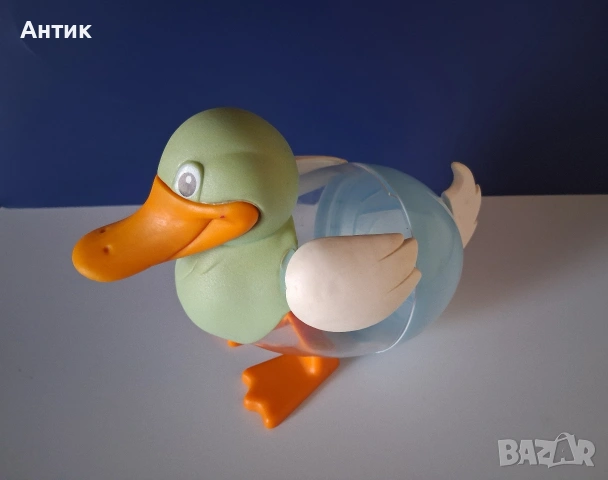 Две Редки Фигурки Куче и Пате Контейнер Касичка от Мини Шоколадови Яйца Kinder , снимка 3 - Колекции - 53591780