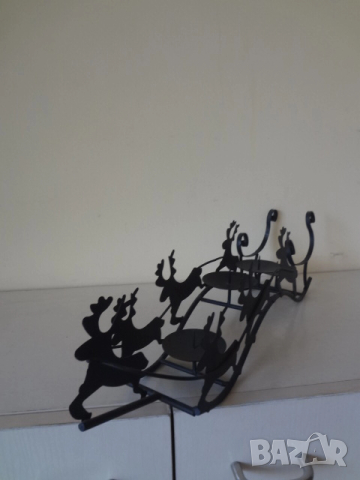 Нов метален свещник с еленчета от Виена, снимка 14 - Декорация за дома - 52794677