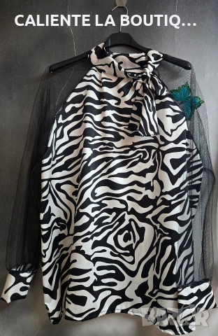 Сатенена блуза , снимка 2 - Ризи - 54270526