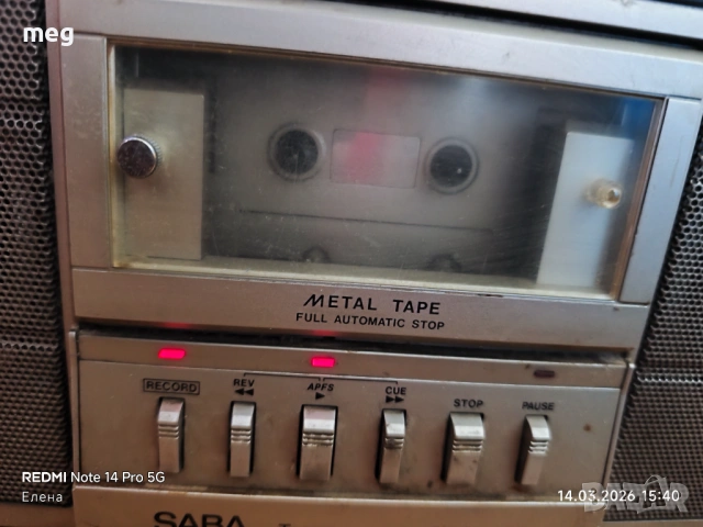 SABA Transeuropa RCR 426 1981 г. За реставрация или части, снимка 2 - Други ценни предмети - 53850486