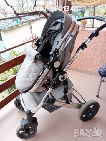 Бебешка количка 3 в 1 KIKKABOO, снимка 7 - Детски колички - 44967035