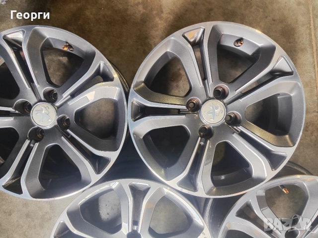 4бр.алуминиева джанта 16цола за Peugeot 5x108, снимка 3 - Гуми и джанти - 54107096