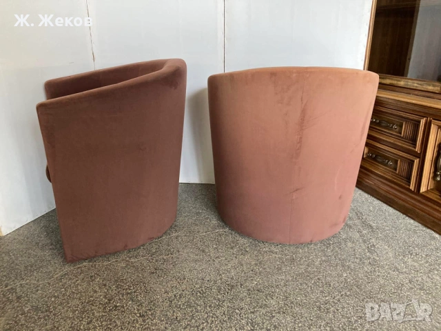 Две модерни кресла, снимка 4 - Дивани и мека мебел - 53882060