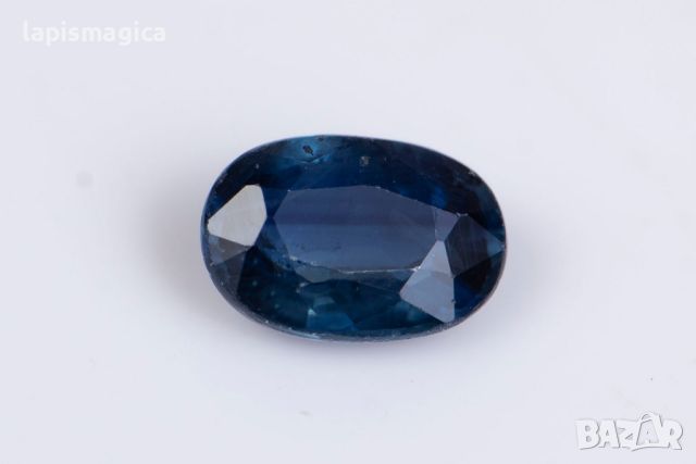 Син сапфир 0.39ct нагряван овална шлифовка, снимка 1 - Други - 46738838