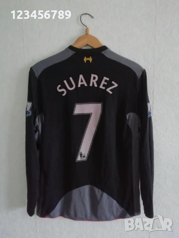 Liverpool Suarez Warrior оригинална тениска фланелка мачов екип Ливърпул Суарез Висша Лига 