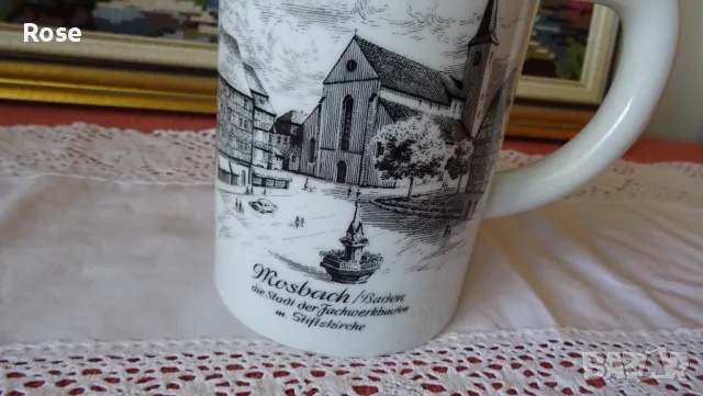 Халба от kaiser germany porcelain , снимка 2 - Чаши - 47655256