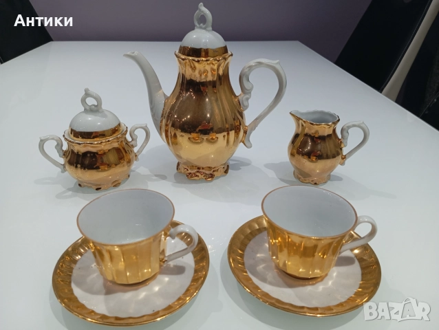 Порцеланов сервиз за кафе маркиран смесен, снимка 5 - Сервизи - 52540642